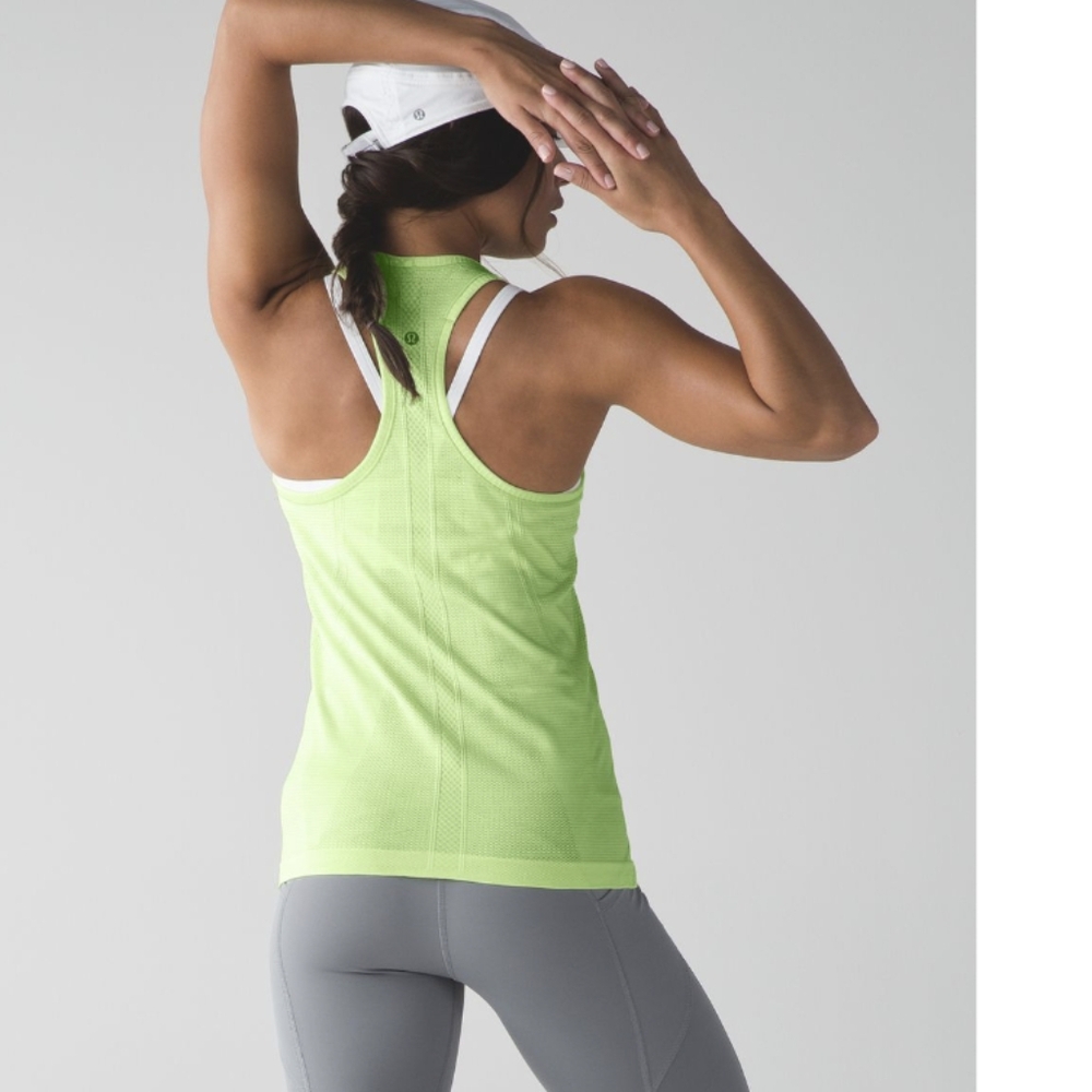 Lululemon Swiftly Tech Racerback Heathered Ray